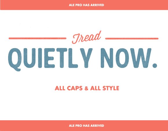 Ale Pro: A Hand-Drawn Display Font for Editorial Design