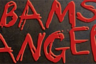 Bams Anger: A Scratchy Display Font for Bold Branding