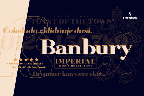 Banbury: A Neo Classical Display Font for Bold Campaigns