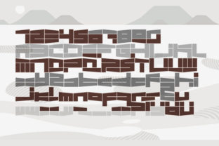BD Tatami: A Blocky Display Font for Editorial Design
