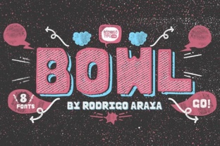 Bowl: A Playful Display Font for Bold Branding