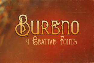 Bureno: A Vintage Display Font for Bold Campaigns