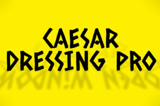 Caesar Dressing Pro: A Bold Display Font for Makers
