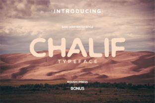 Chalif: A Hand-Drawn Display Font for Marketers