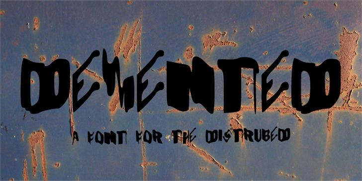 Demented: A Bold Display Font for Marketers