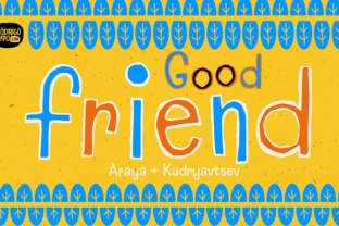 Goodfriend: A Playful Display Font for Editorial Design