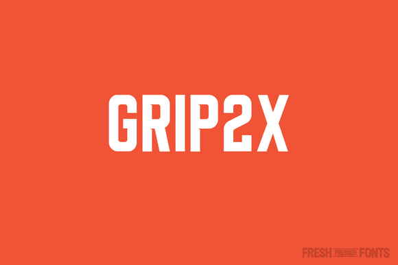 Grip2X: A Bold Serif Typeface for Web Design