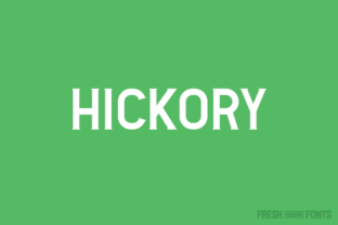 Hickory: A Playful Serif Font for Small Business Branding