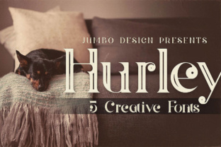 Hurley: A Flourished Display Font for Brand Identity