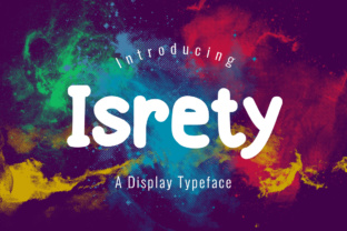 Isrety: A Modern Display Font for Web Design