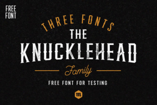 Knucklehead: A Bold Display Font for Campaigns