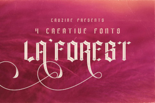 La Forest: A Gothic Display Font for Your Brand