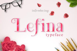Lefina: A Modern Display Serif for Makers