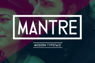 Mantre: A Modern Display Font for Web Design