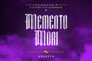Memento Mori: A Modern Blackletter Typeface for Editorial Design