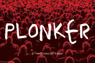 Plonker: The Bold Handwritten Display Font for Campaigns
