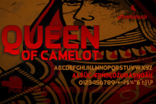 Queen of Camelot: A Royal Sans Serif Display Font