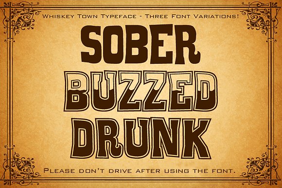 Whiskey Town: A Western Display Font for Your Brand