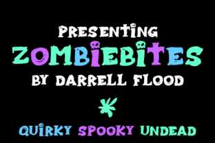 Zombiebites: A Spooky Display Font for Your Brand
